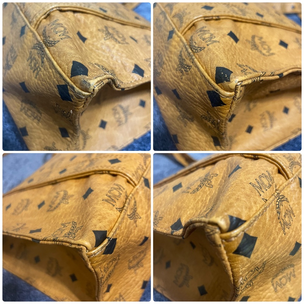 MCM Tan Leather Shoulder Bag - Picture 8 of 15